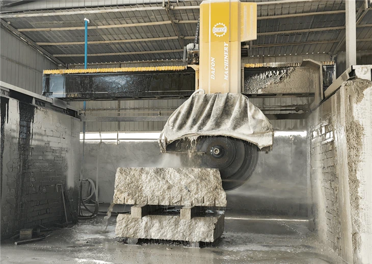 Stone Block Cutting Machine